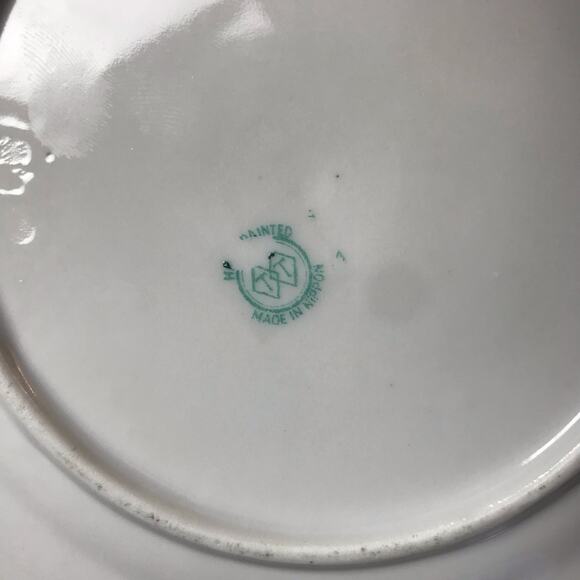 Takito Made In Nippon Japan VTG Set Of Four 6" Diameter Hand Painted Plates - Picture 6 of 10